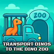 Transport Dinos To The Dino Zoo - Paper Territorial game